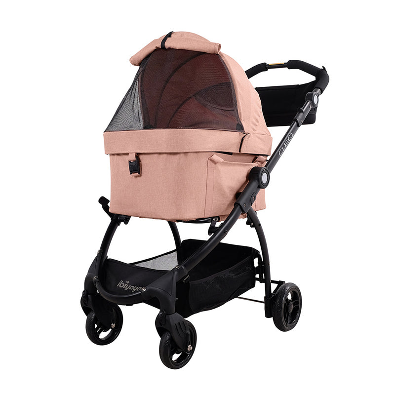 Ibiyaya CLEO Multifunction Pet Stroller & Car Seat Travel System Coral Pink