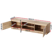Artiss Jason 160cm Entertainment Unit - Natural
