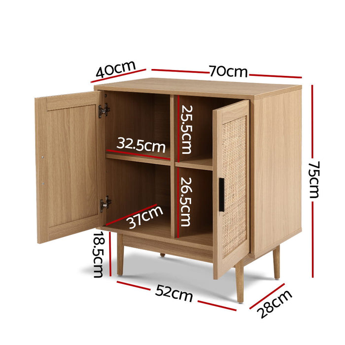 Artiss Rattan Buffet Sideboard Cabinet Storage Hallway Table Kitchen Cupboard