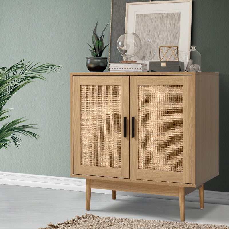 Artiss Rattan Buffet Sideboard Cabinet Storage Hallway Table Kitchen Cupboard