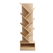 Artiss Display Shelf 7-Shelf Tree Bookshelf Book Storage Rack Bookcase Natural oak