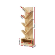 Artiss Display Shelf 7-Shelf Tree Bookshelf Book Storage Rack Bookcase