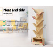 Artiss Display Shelf 7-Shelf Tree Bookshelf Book Storage Rack Bookcase