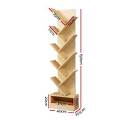 Artiss Display Shelf 9-Shelf Tree Bookshelf Book Storage Rack Bookcase