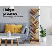 Artiss Display Shelf 9-Shelf Tree Bookshelf Book Storage Rack Bookcase