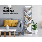 Artiss Display Shelf 9-Shelf Tree Bookshelf Book Storage Rack Bookcase