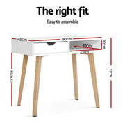 Artiss 2 Drawer Wood Computer Desk