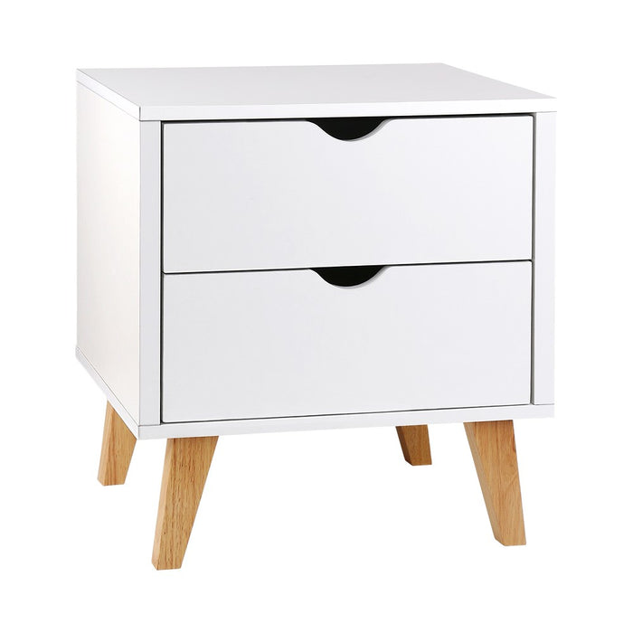 Artiss Anders Bedside Table - White