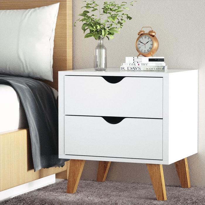 Artiss Anders Bedside Table - White