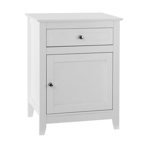 Artiss Bedside Tables Big Storage Drawers Cabinet Nightstand White