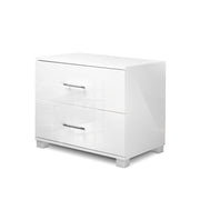 Artiss Edison Bedside Table - White