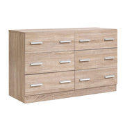 Artiss Simple 6-drawer Lowboy Wood