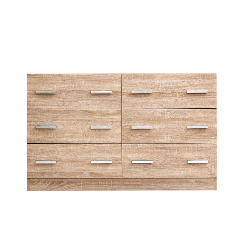 Artiss Simple 6-drawer Lowboy