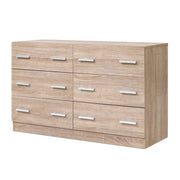 Artiss Simple 6-drawer Lowboy