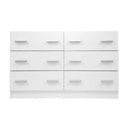 Artiss Simple 6-drawer Lowboy