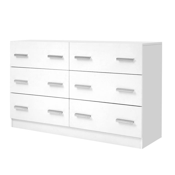 Artiss Simple 6-drawer Lowboy