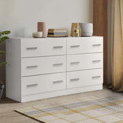 Artiss Simple 6-drawer Lowboy