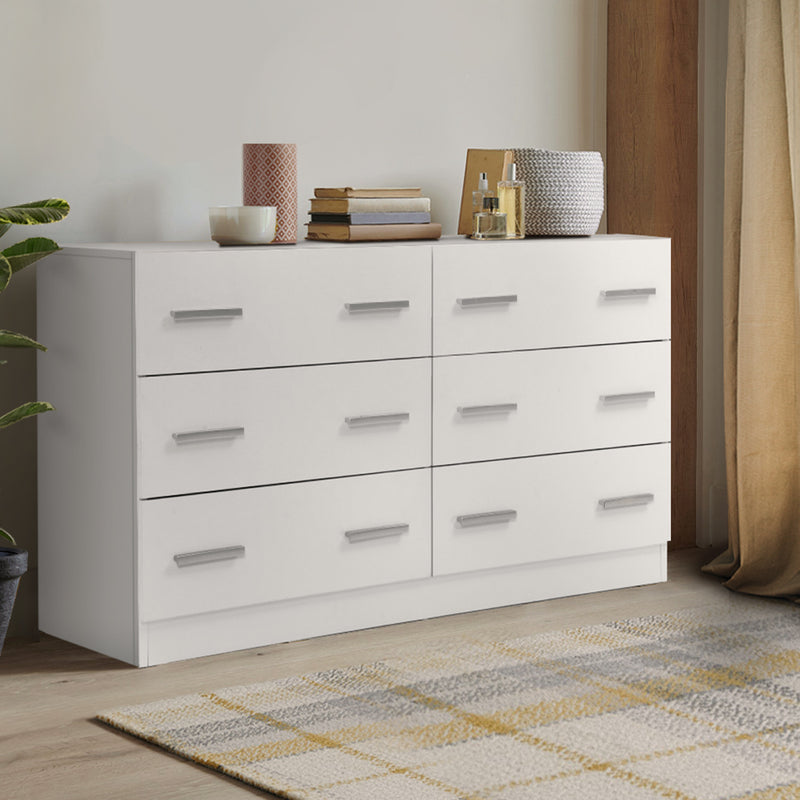 Artiss Simple 6-drawer Lowboy