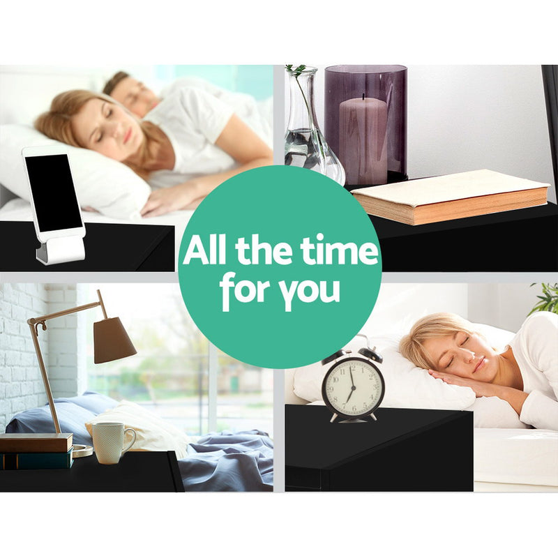 Artiss 2-drawer Chest Bedside Table