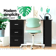 Artiss Office Computer Desk Student Study Table Workstation 3 Drawers Shelf 120cm