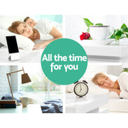 Artiss Coley 3-drawer LED Bedside Table