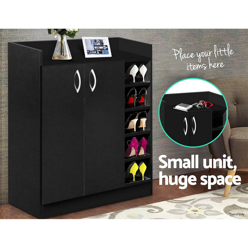 Artiss 2 Doors Shoe Cabinet Storage Cupboard