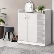 Artiss 2 Doors Shoe Cabinet Storage Cupboard