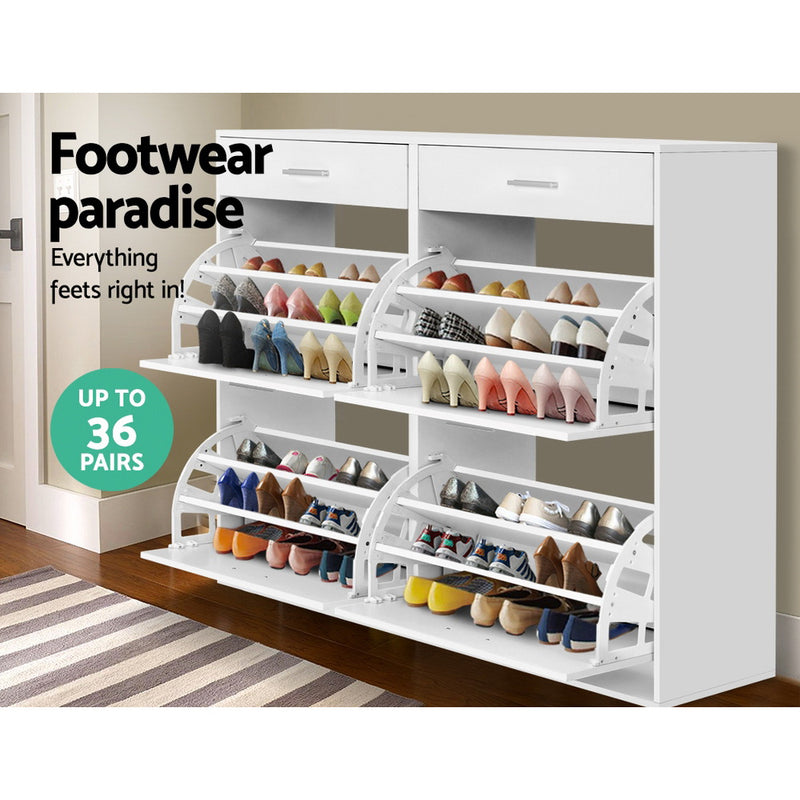 Artiss 2 Tier Shoe Cabinet