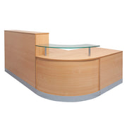 Rapidline Flow Reception Counter Beech