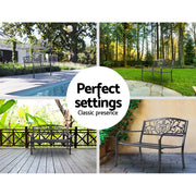 Gardeon Cast Iron Garden Bench
