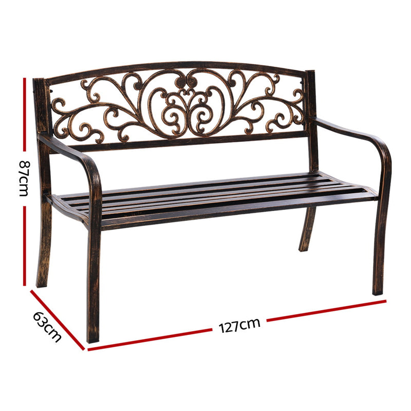 Gardeon Cast Iron Garden Bench