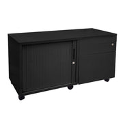 Rapidline Mobile Caddy Unit - Left Hand Tambour Door Black