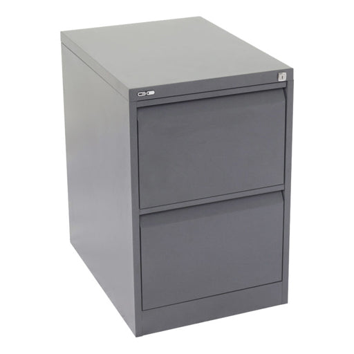 Rapidline GO Vertical Filing Cabinets Graphite Ripple Two