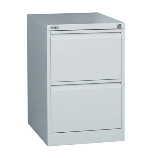 Rapidline GO Vertical Filing Cabinets Silver Gray Two
