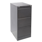 Rapidline GO Vertical Filing Cabinets Black Ripple Three