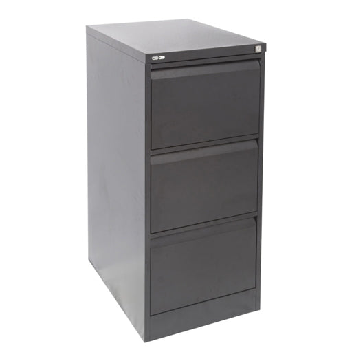Rapidline GO Vertical Filing Cabinets Black Ripple Three