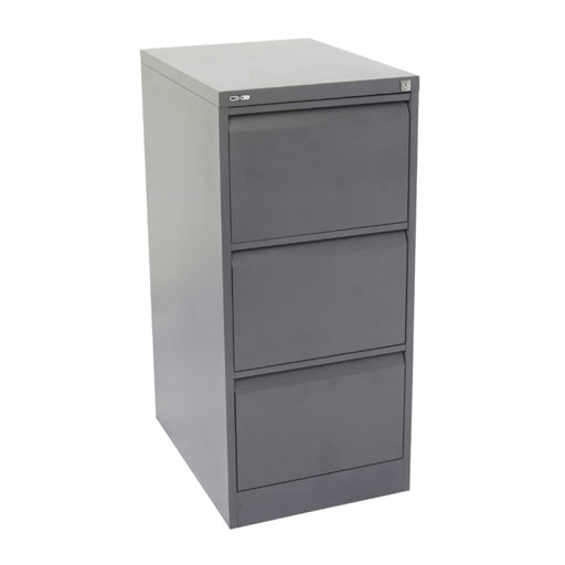 Rapidline GO Vertical Filing Cabinets Graphite Ripple Three