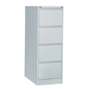 Rapidline GO Vertical Filing Cabinets Silver Gray Four