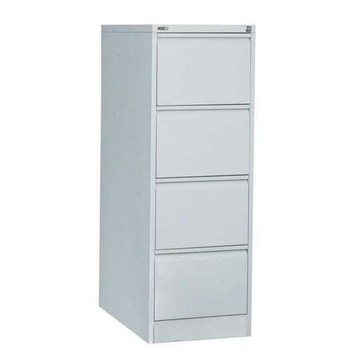 Rapidline GO Vertical Filing Cabinets Silver Gray Four
