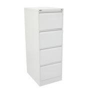 Rapidline GO Vertical Filing Cabinets White Satin Four
