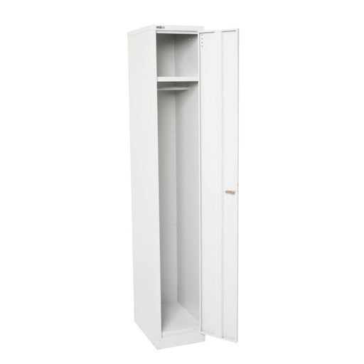 Rapidline Single Door GO Steel Locker 305mm White