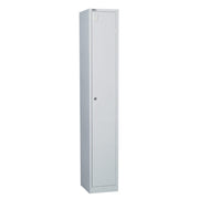 Rapidline Single Door GO Steel Locker Silver Gray