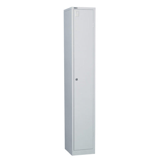 Rapidline Single Door GO Steel Locker Silver Gray