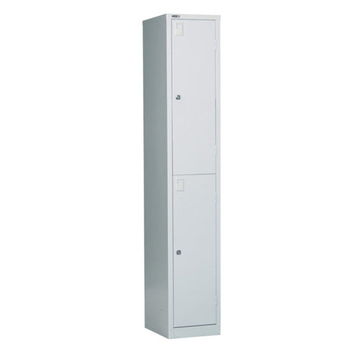 Rapidline Two Door GO Locker Silver Gray