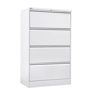 Rapidline GO Lateral Filing Cabinets White China Four
