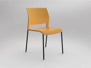 Game Chair Unupholstered 4Lages Daffodil Black Powdercoat