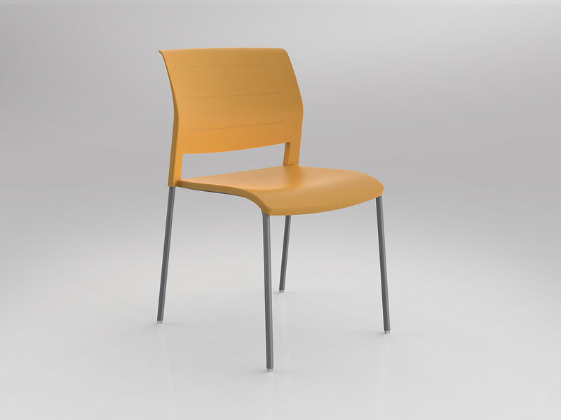 Game Chair Unupholstered 4Lages Daffodil Silver Powdercoat