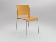 Game Chair Unupholstered 4Lages Daffodil White Powdercoat