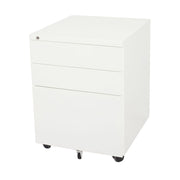 Rapidline 3 Drawer Steel Mobile Pedestal 460W x 472D x 610H White China