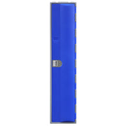 Steelco Heavy Duty HDPE Locker - Full Height Single Door Navy Blue